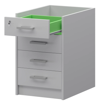 АТ-07 Каркас тумбы приставной(440Х600Х740),  Белый