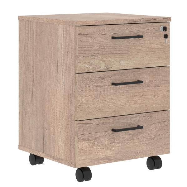 JМС 3D.1А Тумба мобильная JМС 3D.1А Дуб Каньон 465х450х627,5