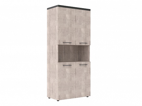 THC 85.4 Шкаф с двумя комплектами глухих малых дверей и топом(850Х430Х1930)