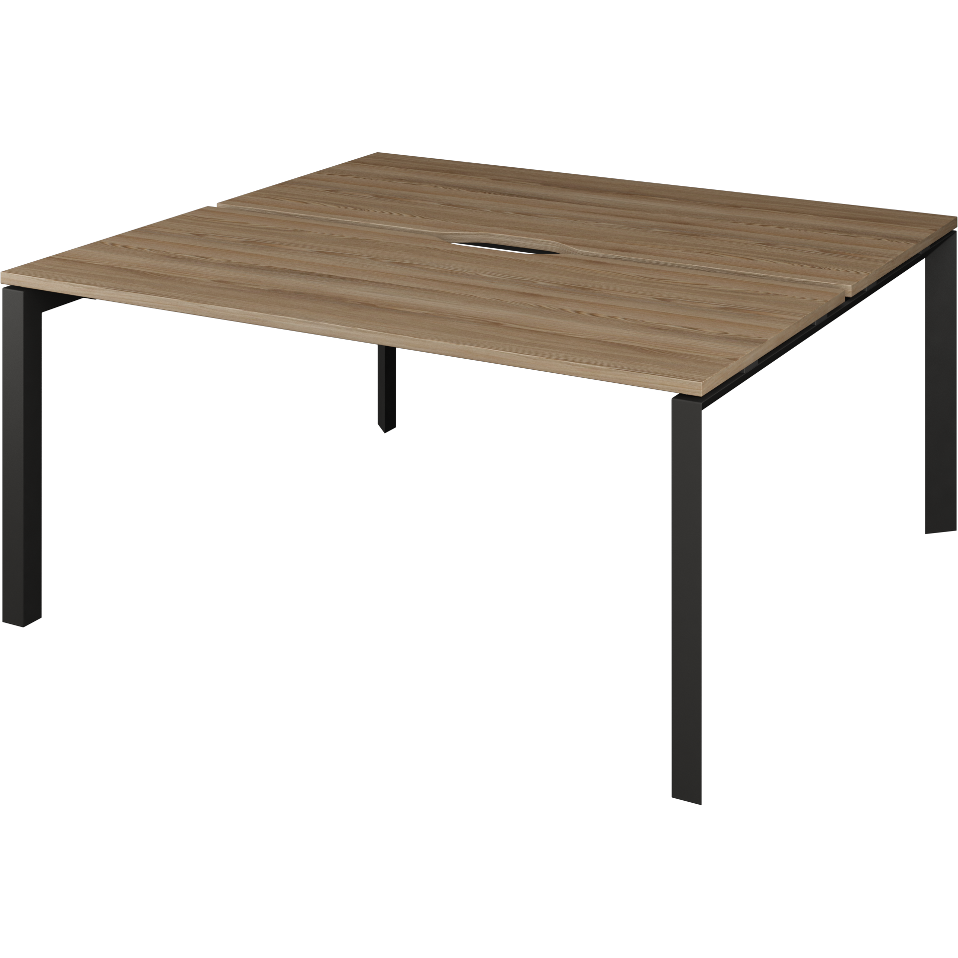 НТМП.П.Б2-140 Бенч двойной на 2 рабочих места на металлокаркасе(1400x1496x750)