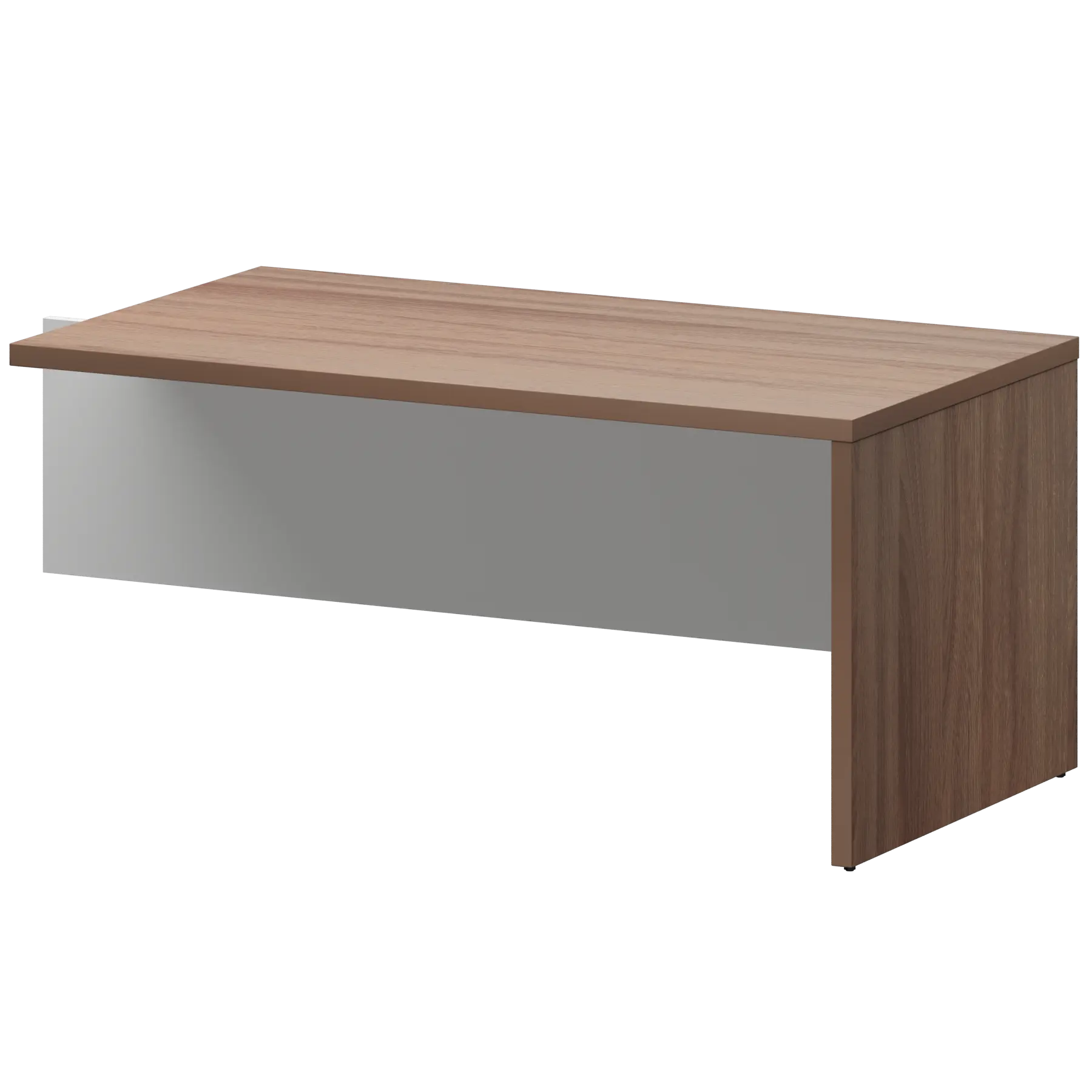 Бриф-приставка KZB-16 Темный шимо/Белый 1600x900x750 Кортез