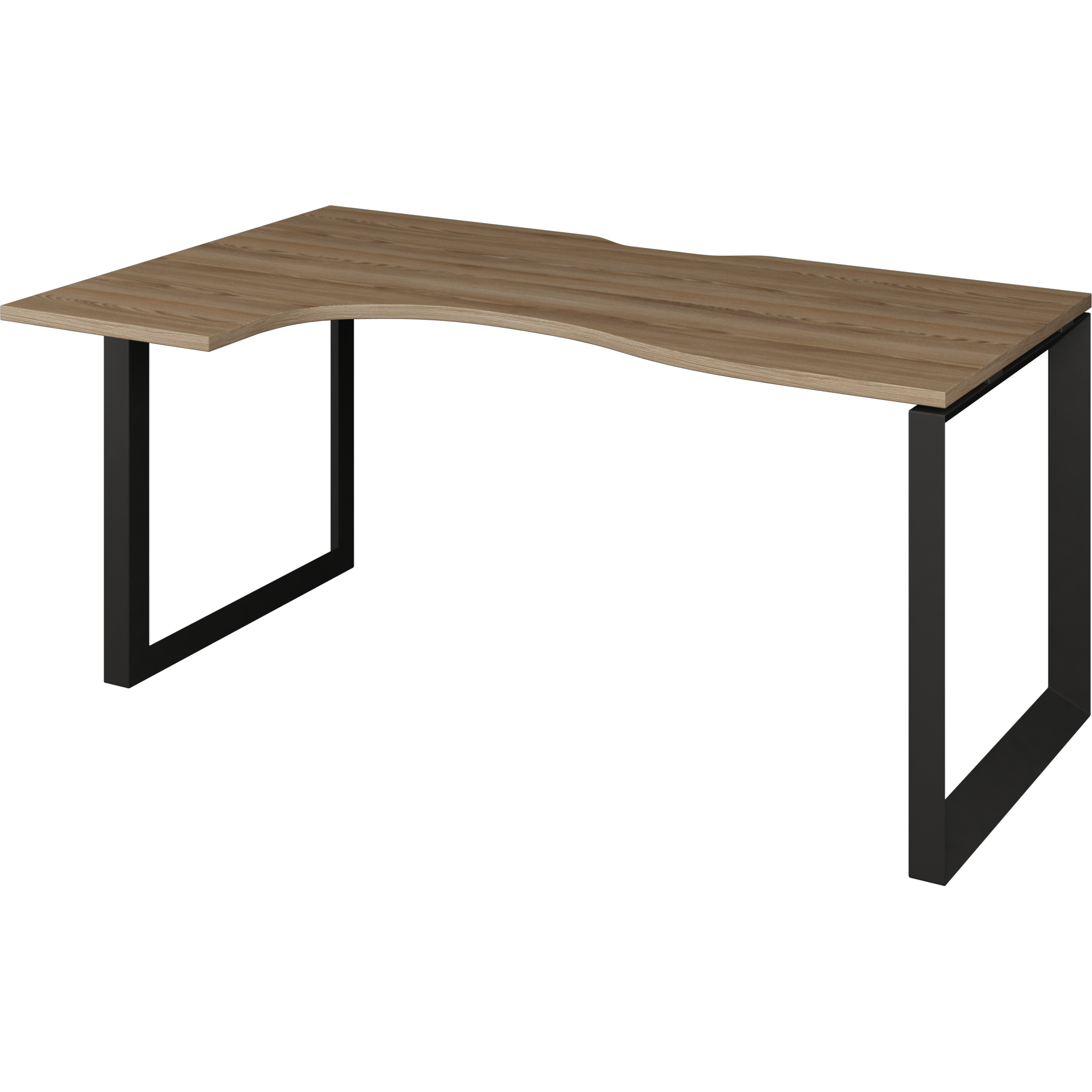 НТМП.О-040.ЛВ Стол эргономичный левый на металлокаркасе(1400x1000x750)