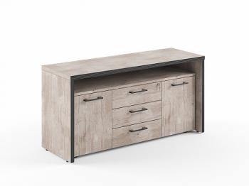 TTF-3D Тумба (1600Х550Х800)дуб каньон