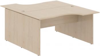 РАБОЧАЯ СТАНЦИЯ ИЗ 2-Х СТОЛОВ W2CET 149,1 (1400*1806*750) Бук Тиара