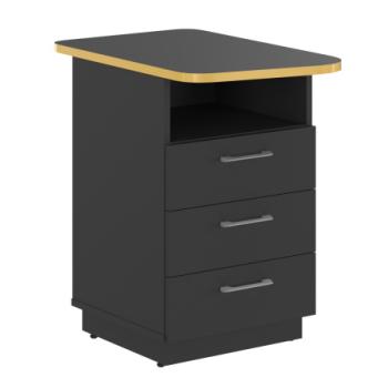  Тумба приставная с цоколем SFLC-3D.2A 467х735х745  Пластик желтый