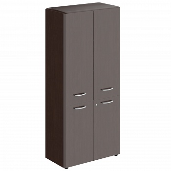 ШКАФ С ГЛУХИМИ СРЕДНИМИ И МАЛЫМИ ДВЕРЬМИ С ЗАМКОМ DHC 85,3(Z) (850*430*1930) Венге Магия