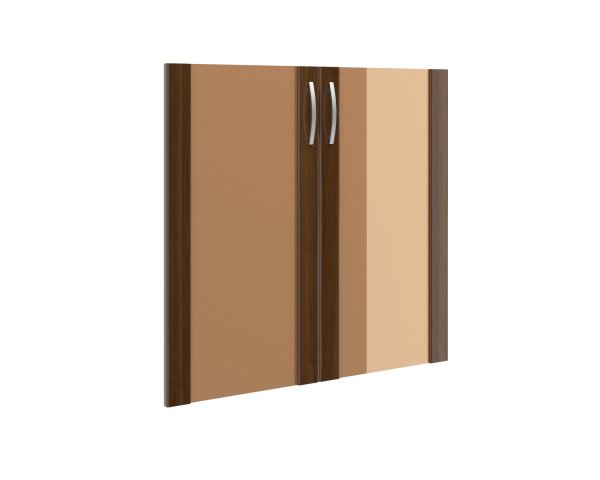 КН-4.4 Двери стеклянные в рамке МДФ (2 шт) 792?18?764