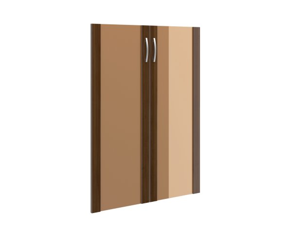 КН-4.5 Двери стеклянные в рамке МДФ (2 шт) 792?18?1140