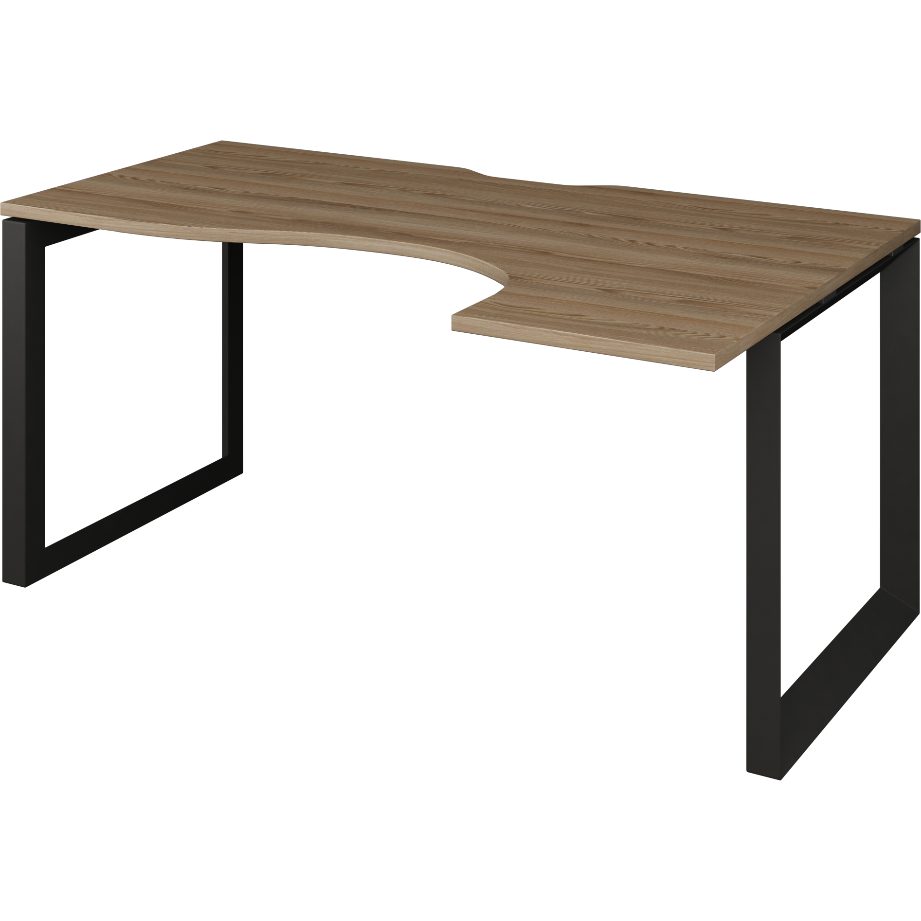 НТМП.О-040.ПР Стол эргономичный правый на металлокаркасе(1400x1100x750)