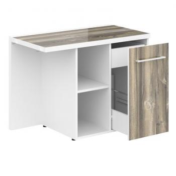 Тумба MCRT 1055(R) (1000х550х750) Дуб Базель -белый