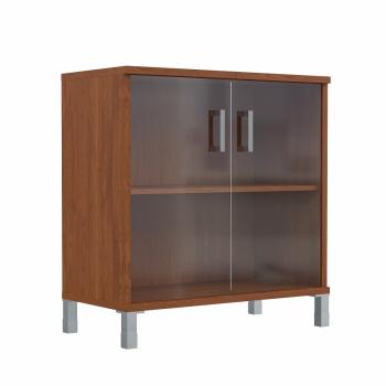 ШКАФ ШИРОКИЙ СО СТЕКЛЯННЫМИ ДВЕРЬМИ В 410,5 (900X450X943)