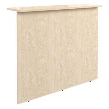 DMS 120 Стойка ресепшен прямая (1200х400х1200) бук тиара