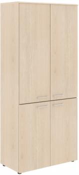 ШКАФ С ГЛУХИМИ СРЕДНИМИ И МАЛЫМИ ДВЕРЬМИ WHC 85,3 (850*410*1949) Бук Тиара