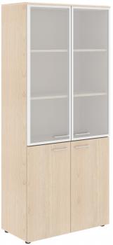 ШКАФ КОМБИНИРОВАННЫЙ С ТОПОМ WHC 85,7 (850*410*1949) Бук Тиара