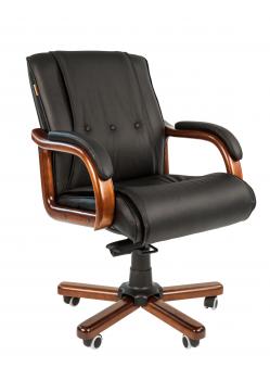 CHAIRMAN 653 M натуральная кожа черная