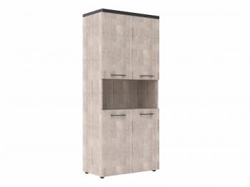 THC 85,4 Шкаф с двумя комплектами глухих малых дверей и топом(850Х430Х1930) дуб каньон