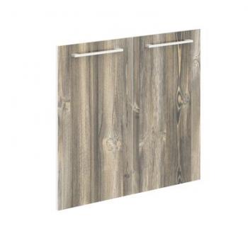 Двери MLD 42-2 (844х765х18) Дуб Базель -белый