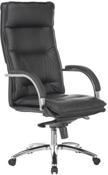  Кресло руководителя  T-9927SL  кожа черная
