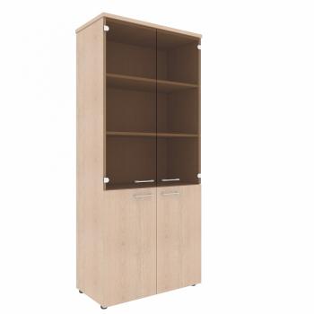 XHC 85,2 Шкаф комбинированный с топом  (856Х452Х1955)бук тиара