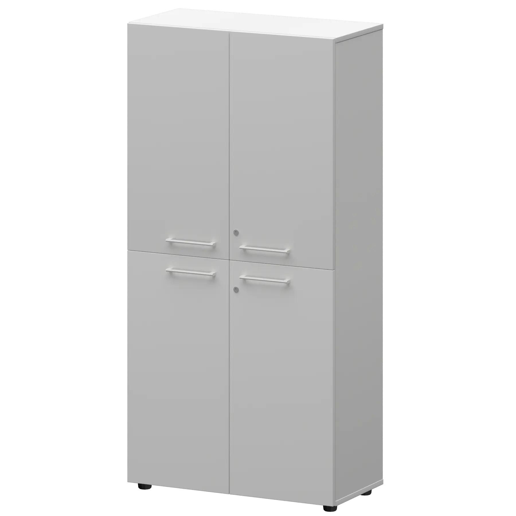 Шкаф высокий закрытый СМШ48.2.28F(Б) Белый 792x380x1595 Кортез