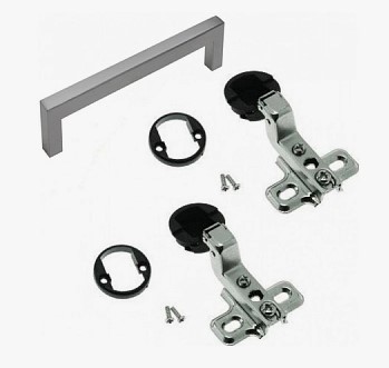 Комплект фурнитуры для стеклянных дверей MMGT 42-F (200х265х5)
