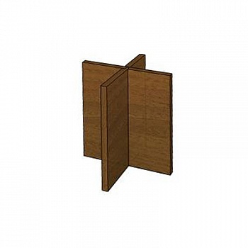 С -ФР-1.4.5 Опорный элемент модульного стола дуб молочный