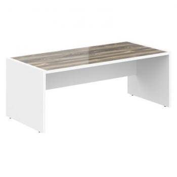 Стол руководителя MST 209 (2000х900х750) Дуб Базель -белый