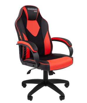 CHAIRMAN GAME 17 игровое кресло экокожа черный красный