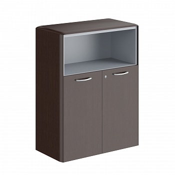 ШКАФ С ГЛУХИМИ МАЛЫМИ ДВЕРЬМИ С ЗАМКОМ DMC 85,3(Z) (850*430*1165) Венге Магия