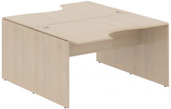 РАБОЧАЯ СТАНЦИЯ ИЗ 2-Х СТОЛОВ W2CET 149,2 (1400*1806*750) Бук Тиара