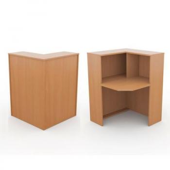 А-556 Стойка угловая прямая(90х90х122) ольха