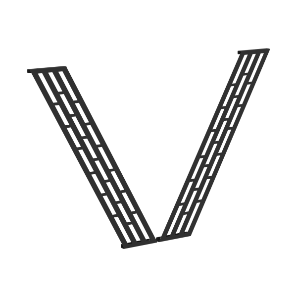 XQPOF-2 Элемент металлический (2шт) Накладка фронтальной панели XQPOF-2  131х22,5х846
