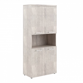 THC 85,4 Шкаф с глухими малыми двеpьми и топом (850Х430Х1930) Дуб Бофорд  Z