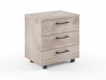 TMC-3D Тумба мобильная(605Х452Х650)дуб каньон