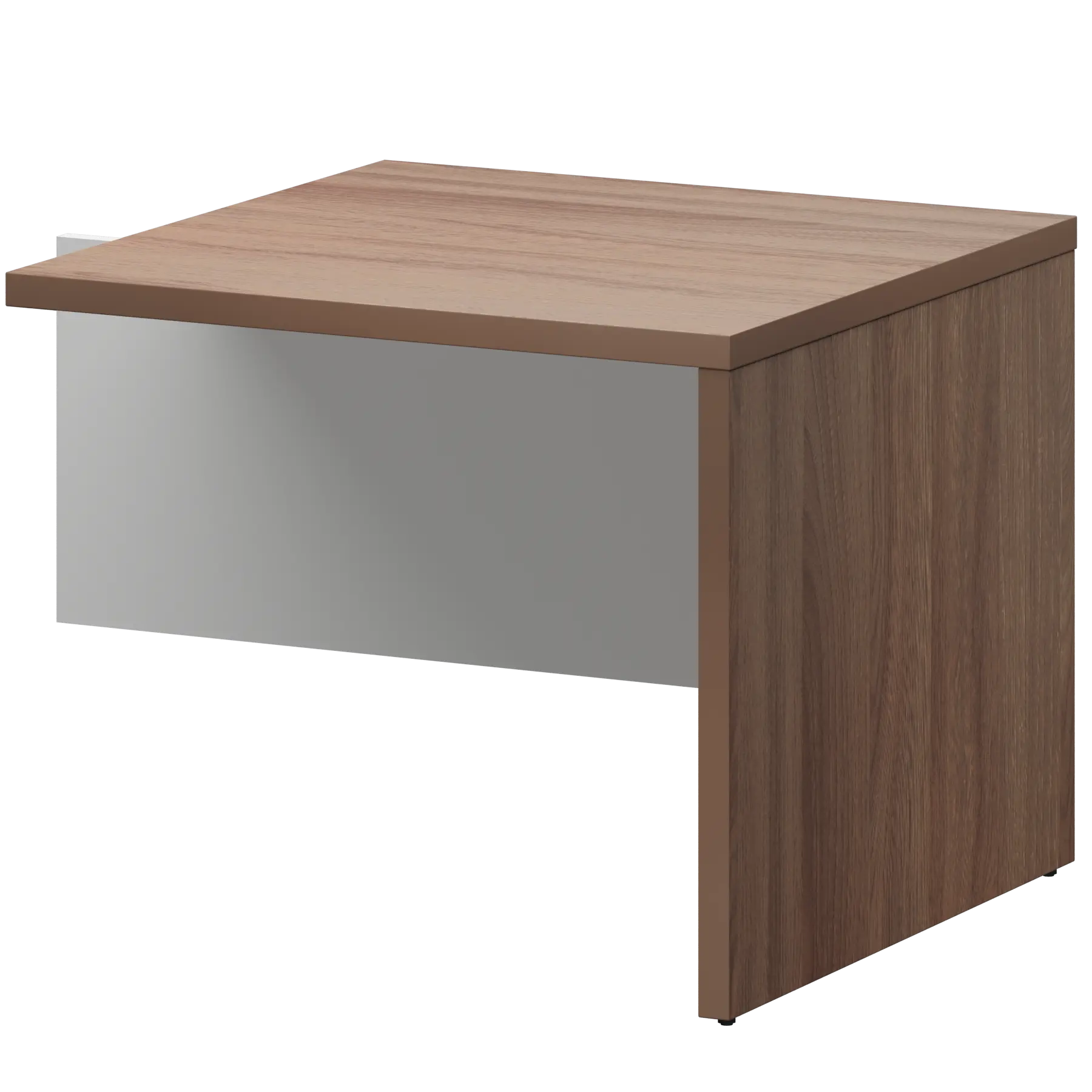 Бриф-приставка KZB-09 Темный шимо/Белый 900x900x750 Кортез