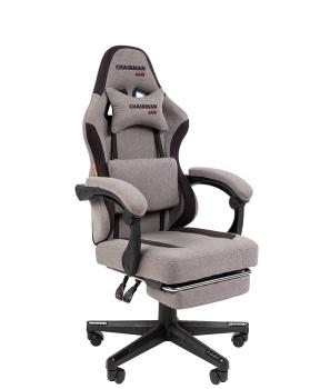  CHAIRMAN GAME CH27  Ткань полиэстер серый (CH 30)/ Ткань полиэстер черный 