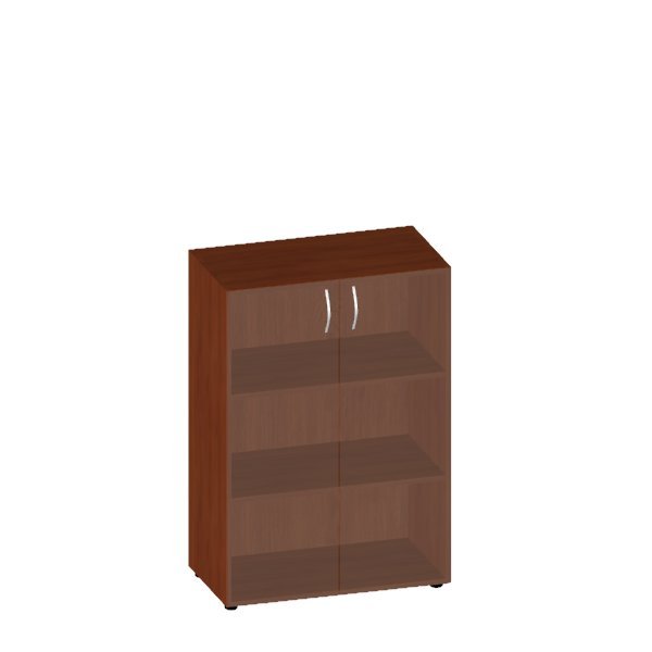 ФР-5.0+51.0*2+ЕС*2 Шкаф широкий средний со стеклом (без топа) 800?450?1177