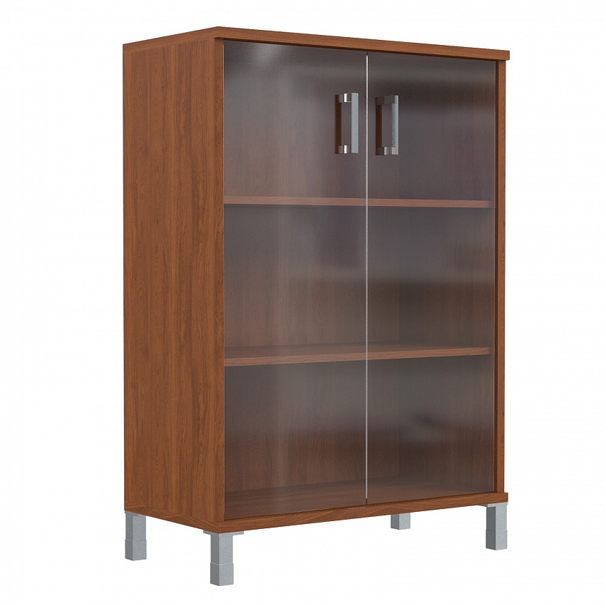 ШКАФ ШИРОКИЙ СО СТЕКЛЯННЫМИ ДВЕРЬМИ В 420.8 (900X450X1310)