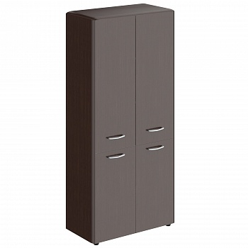 ШКАФ С ГЛУХИМИ СРЕДНИМИ И МАЛЫМИ ДВЕРЬМИ DHC 85,3 (850*430*1930) Венге Магия