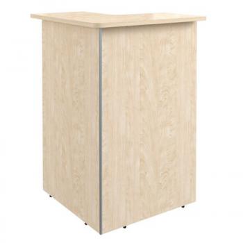 DMC 88 (L/R) Стойка ресепшен угловая(800х800х1200) бук тиара