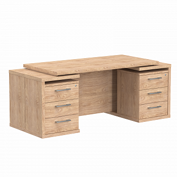 TDT 197 Стол руководителя (1900X700Х750) Дуб Бофорд Z