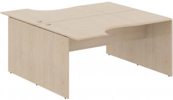 РАБОЧАЯ СТАНЦИЯ ИЗ 2-Х СТОЛОВ W2CET 169,3 (1600*1806*750) Бук Тиара