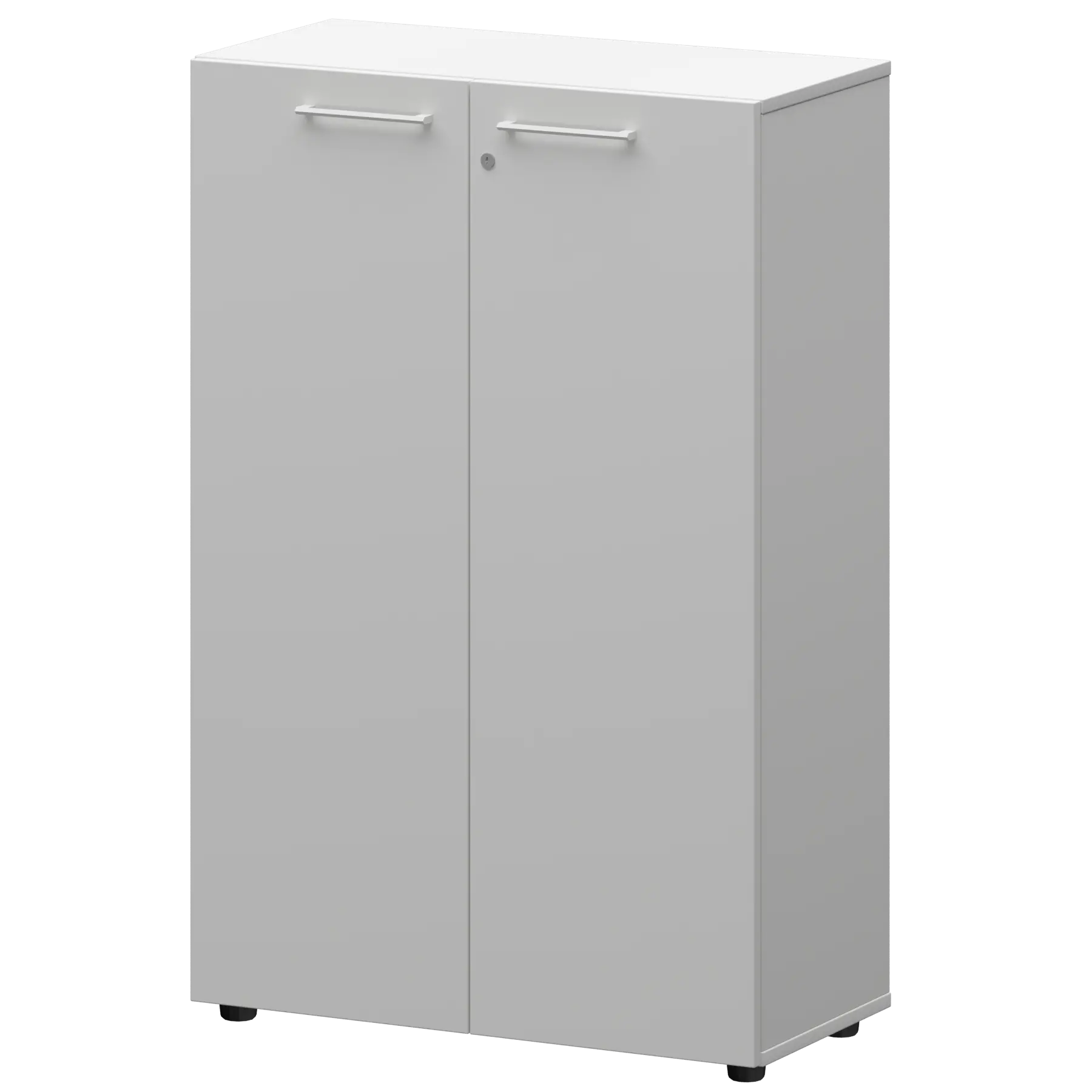 Шкаф средний закрытый СМШ38F(Б) Белый 792x380x1190 Кортез