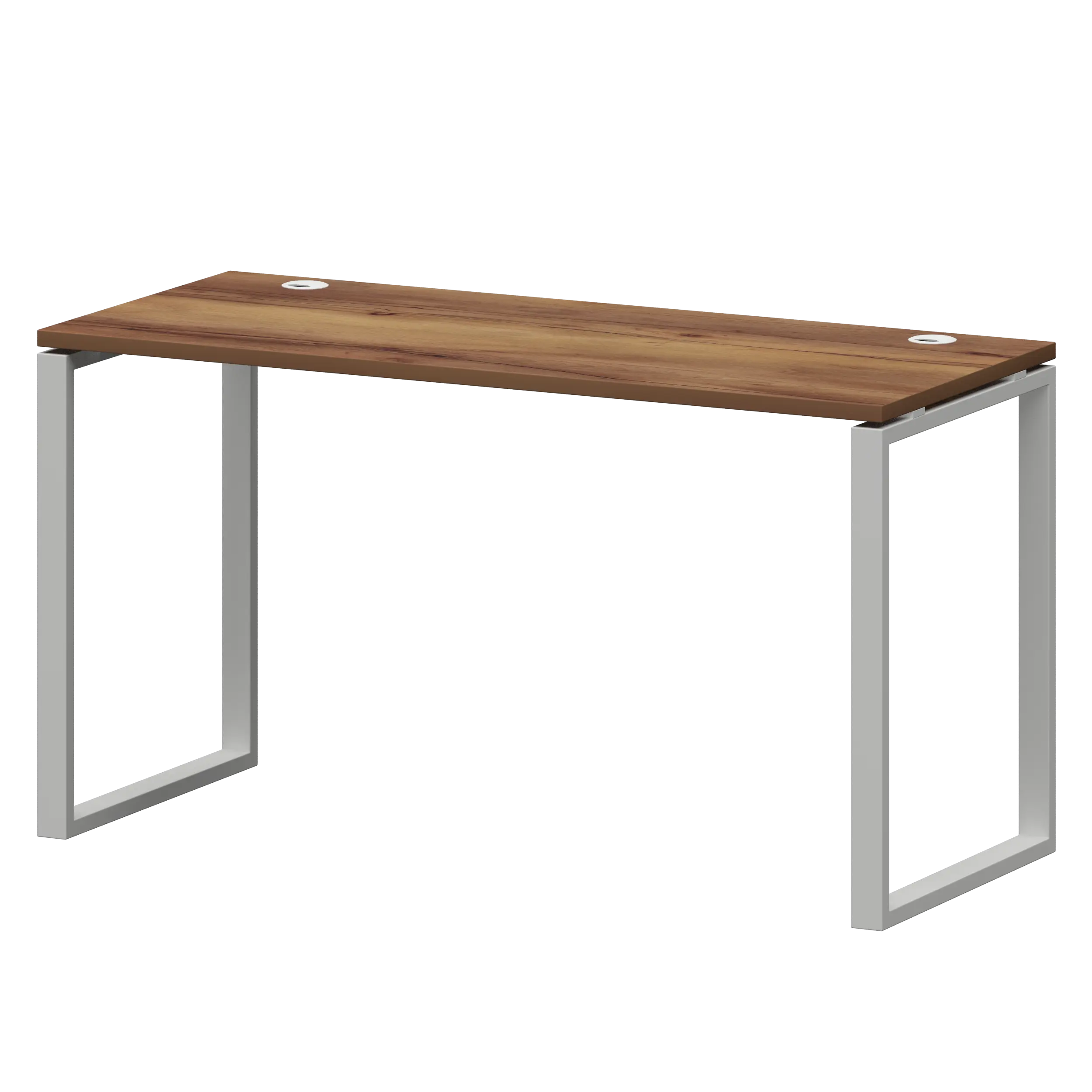 Стол на металлокаркасе СМС25-О-16К.60.Пр25 Таксония/Белый 1600x600x750 Смарт