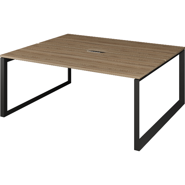 НТМП.О.Б2-180 Бенч двойной на 2 рабочих места на металлокаркасе(1800x1496x750)