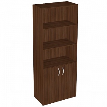 ФР-6.0+8.0 Шкаф книжный высокий без топа(800X450X1938) дуб молочный