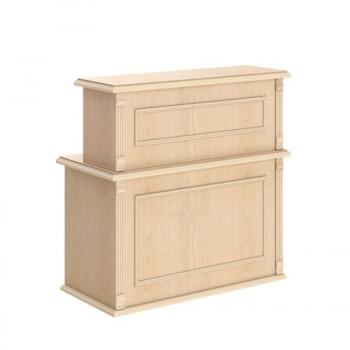 RMS 160 Стойка ресепшн (1600х600х1200) бук тиара
