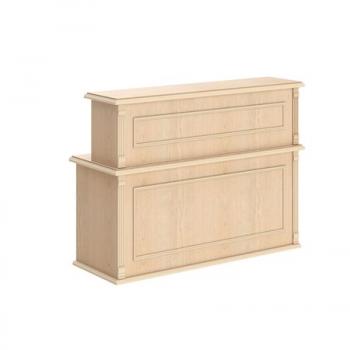 RMS 120 Стойка ресепшн (1200х600х1200) бук тиара