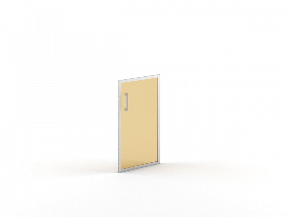 ДВЕРЬ СТЕКЛЯННАЯ В АЛ.РАМЕ В 512 R(421X22X765)