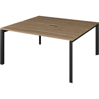 НТМП.П.Б2-140 Бенч двойной на 2 рабочих места на металлокаркасе(1400x1496x750)